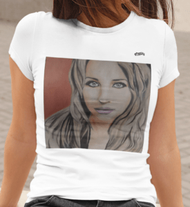 Cassy design t shirt for printing